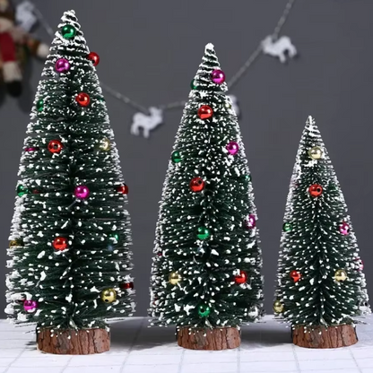 Decorated Miniature Christmas Tree