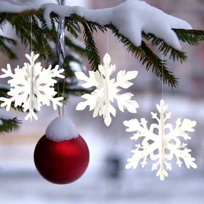 Snowflake Christmas Tree Decoration