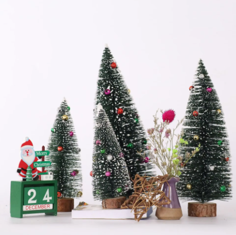 Decorated Miniature Christmas Tree