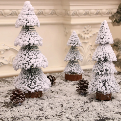 Snowy Miniature Christmas Tree