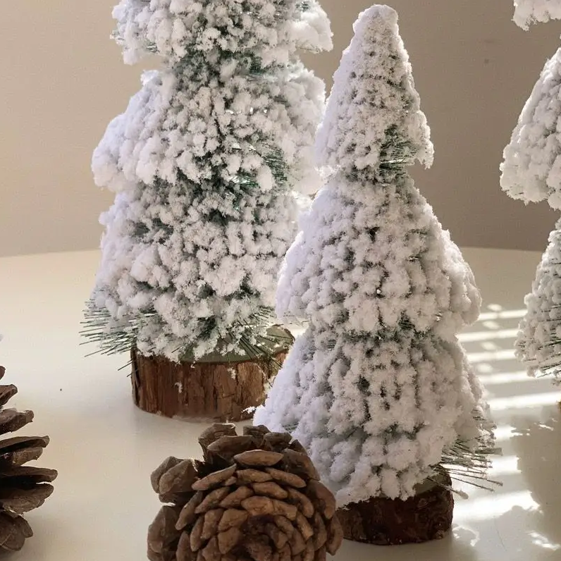 Snowy Miniature Christmas Tree